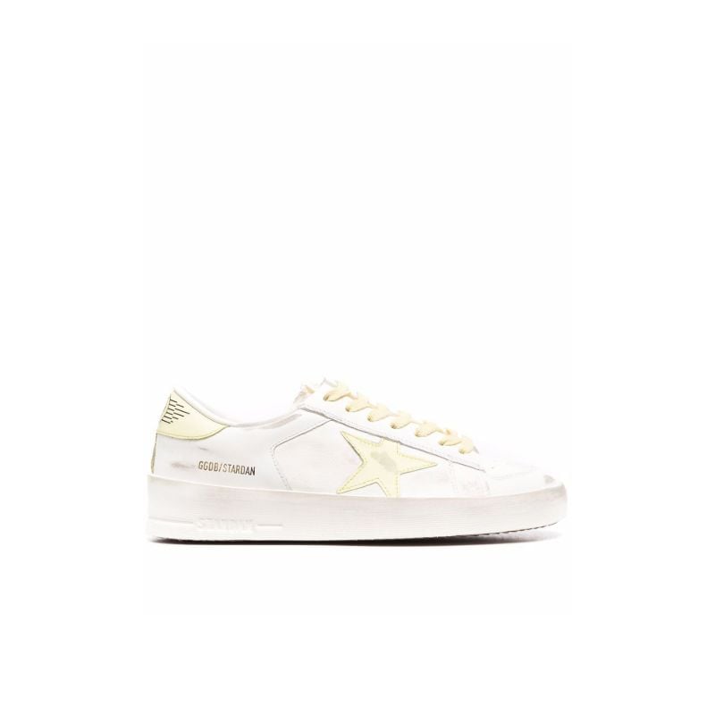 White Stardan Low-top Leather Sneakers