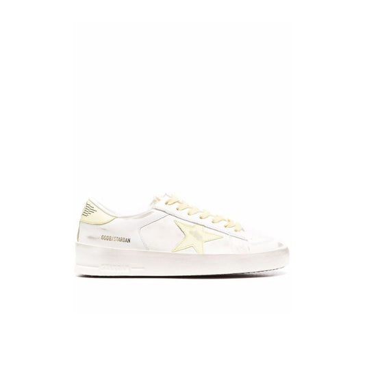 White Stardan Low-top Leather Sneakers