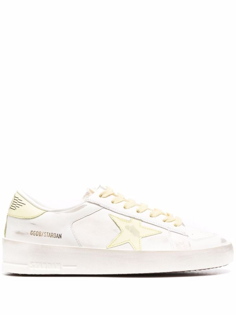 White Stardan Low-top Leather Sneakers