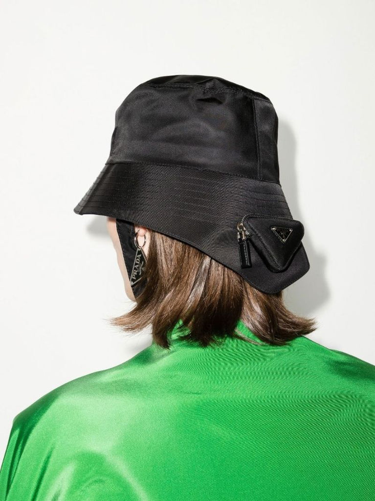 Black Re-nylon Bucket Hat