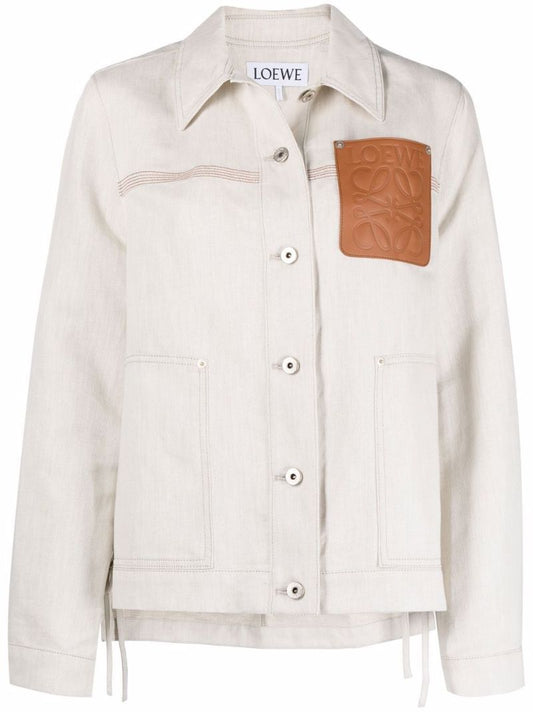Neutral Logo-patch Jacket