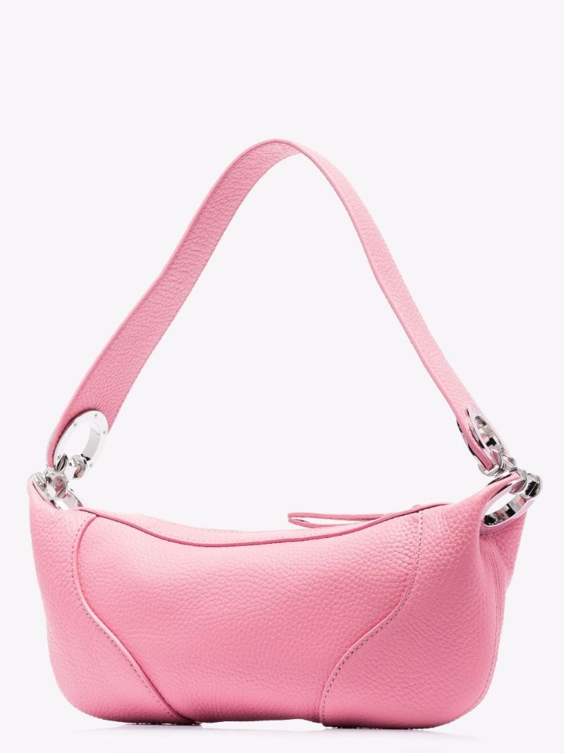 Pink Amira Mini Leather Shoulder Bag