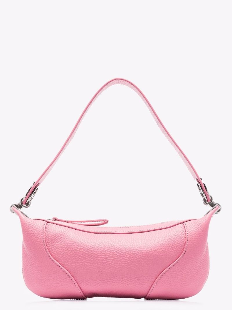 Pink Amira Mini Leather Shoulder Bag
