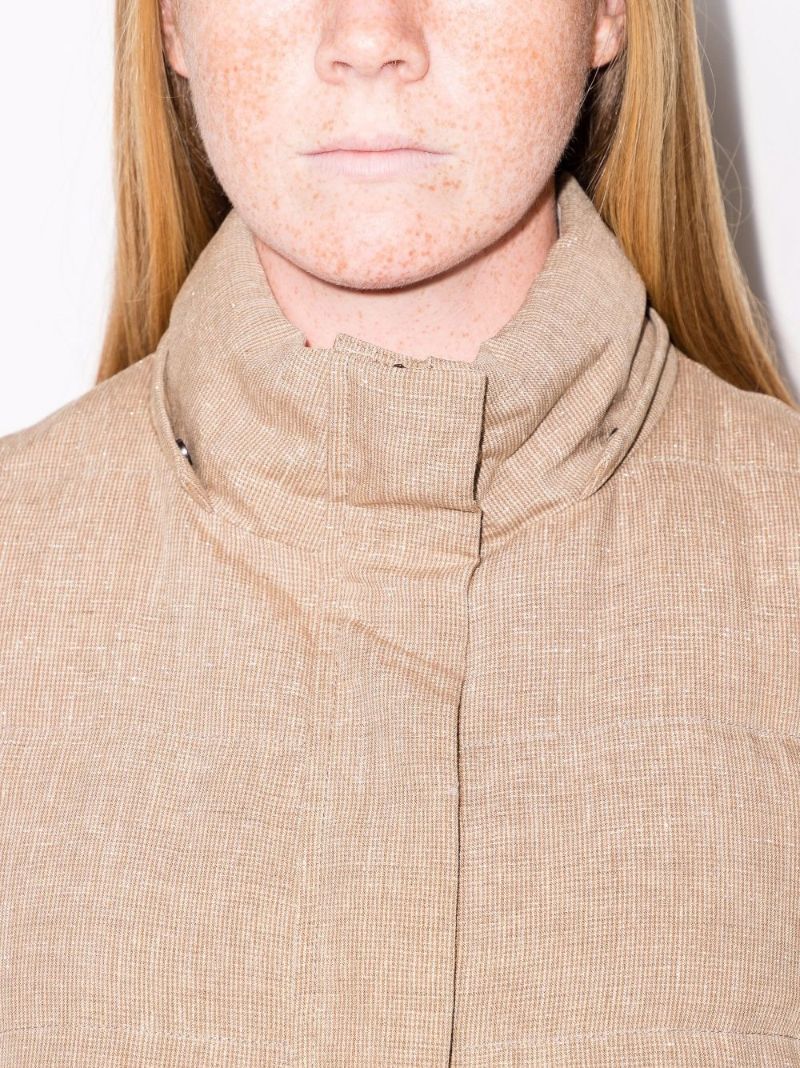 Padded Linen Gilet
