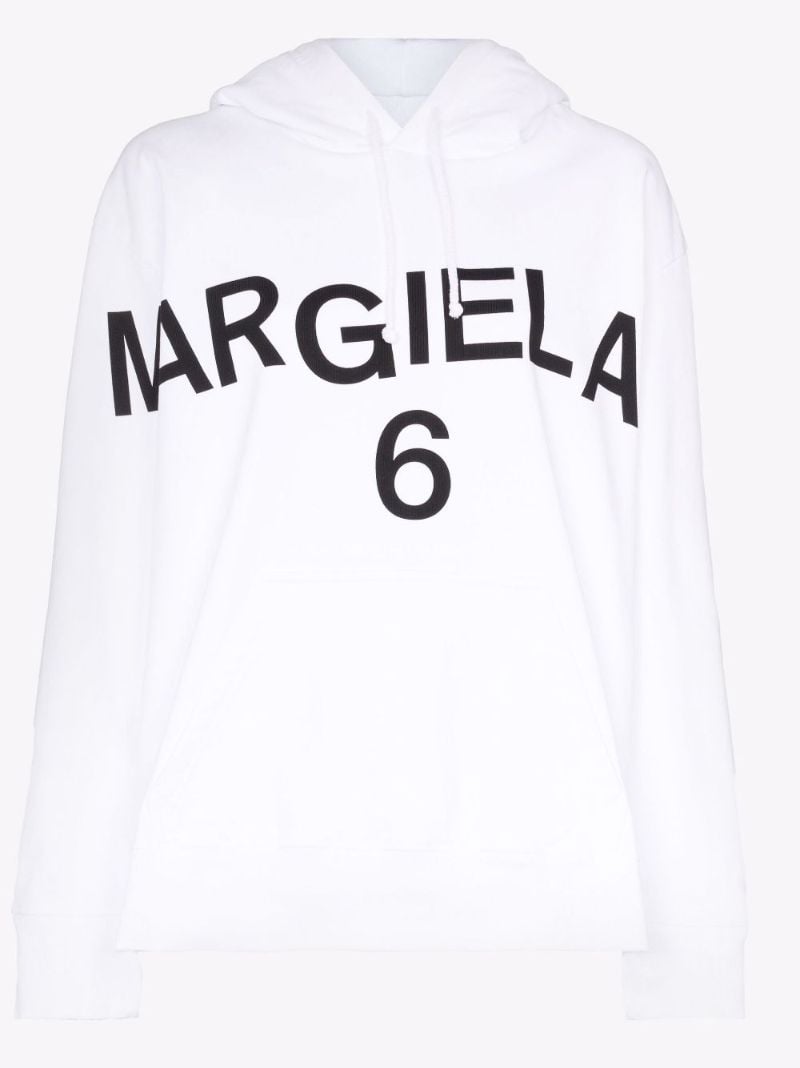 Logo Print Cotton Hoodie