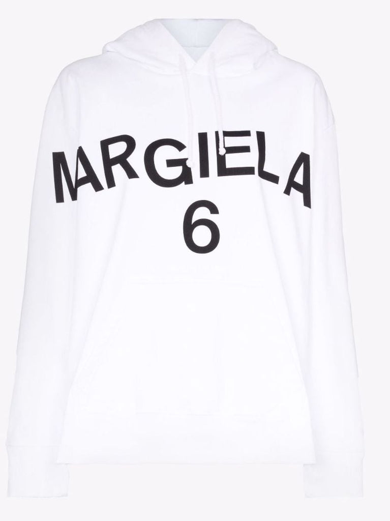 Logo Print Cotton Hoodie