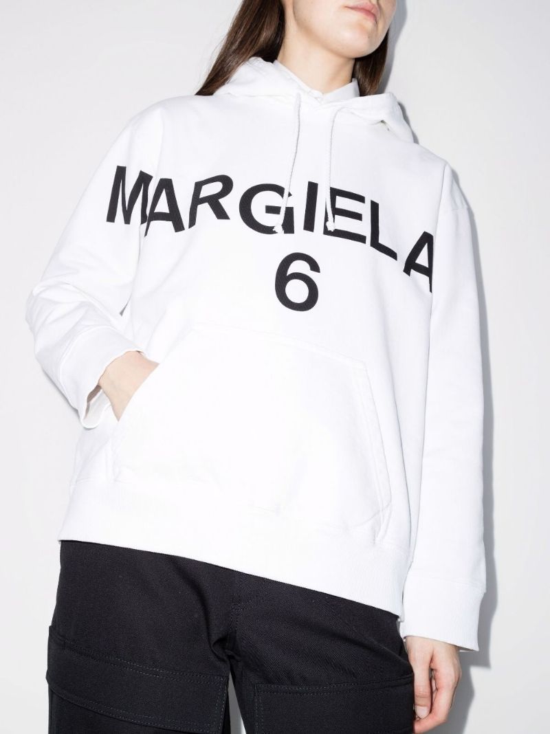 Logo Print Cotton Hoodie