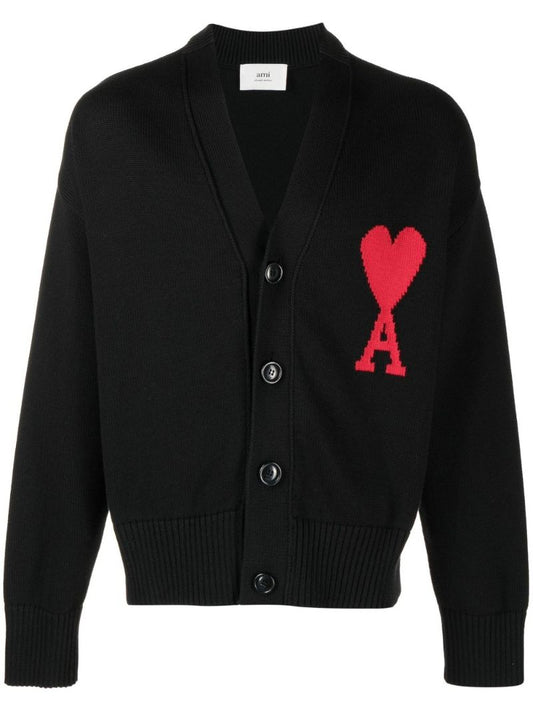 Black Ami De Coeur Wool Cardigan