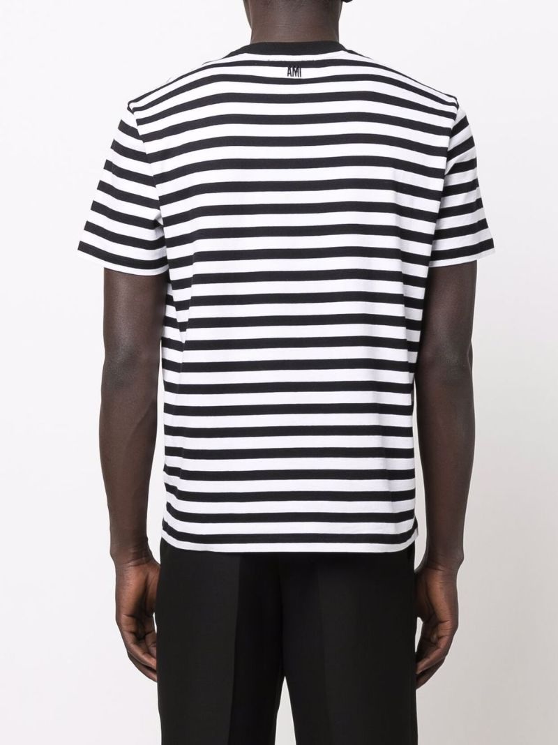 Black and White Ami De CÃ_x0085_â_x0080__x009c_ur Organic Cotton T-shirt