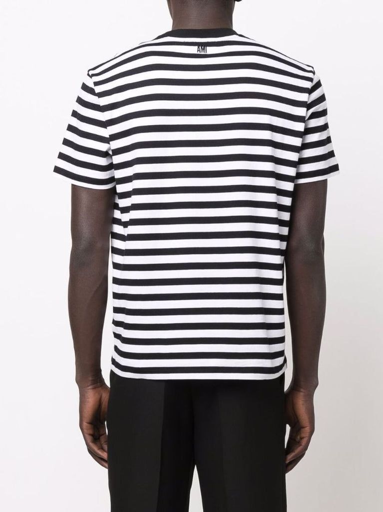 Black and White Ami De CÃ_x0085_â_x0080__x009c_ur Organic Cotton T-shirt