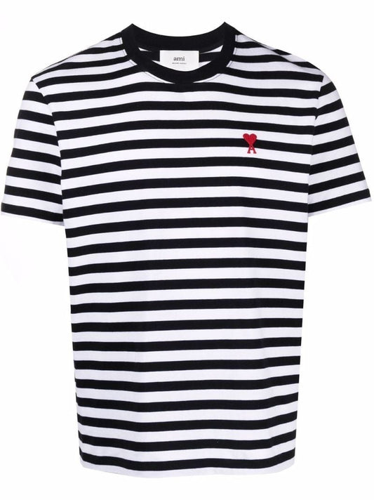 Black and White Ami De CÃ_x0085_â_x0080__x009c_ur Organic Cotton T-shirt