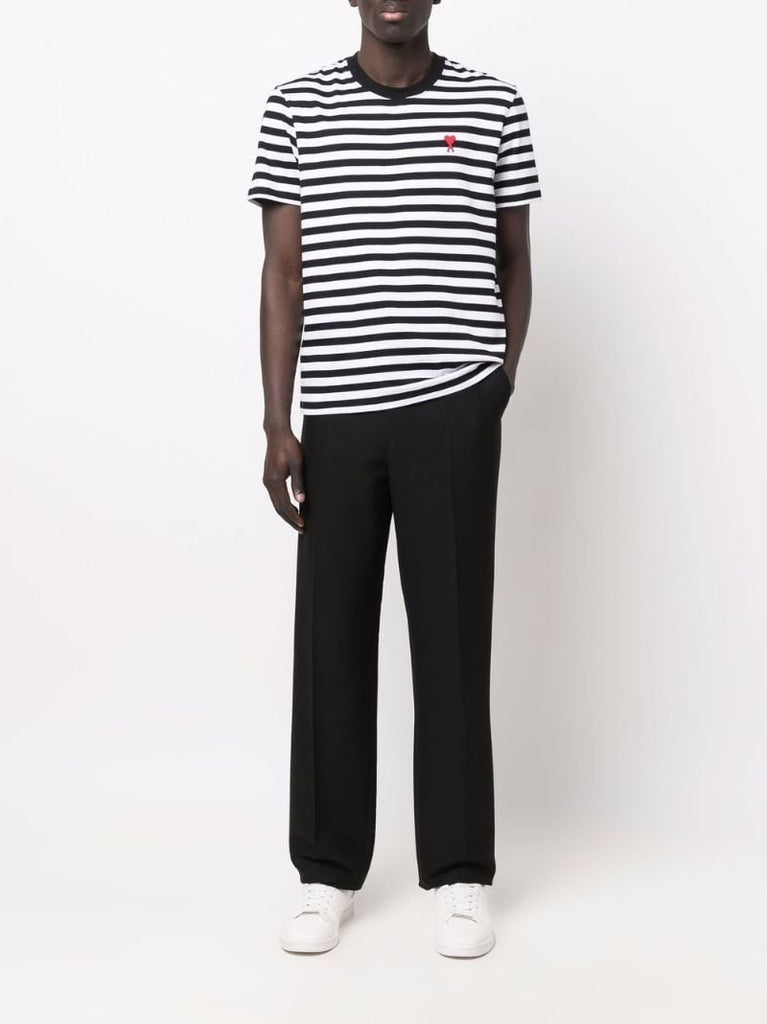 Black and White Ami De CÃ_x0085_â_x0080__x009c_ur Organic Cotton T-shirt