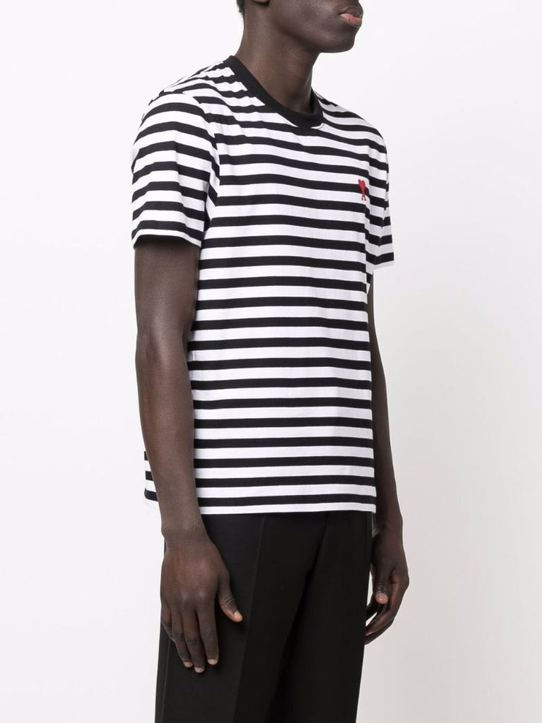 Black and White Ami De CÃ_x0085_â_x0080__x009c_ur Organic Cotton T-shirt