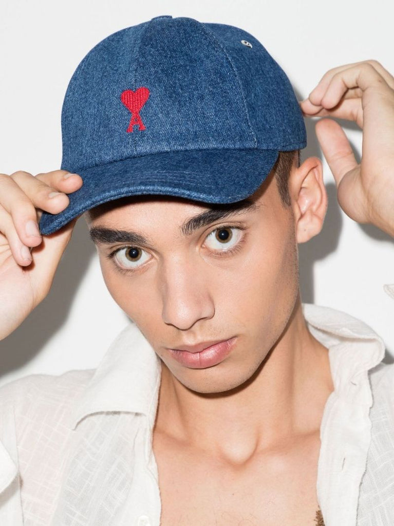Blue Ami De CÃ_x0085_â_x0080__x009c_ur Denim Baseball Cap