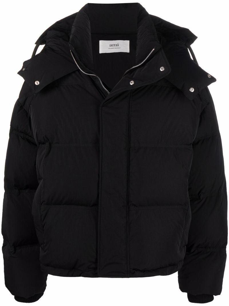 Black Ami De Coeur Puffer Jacket