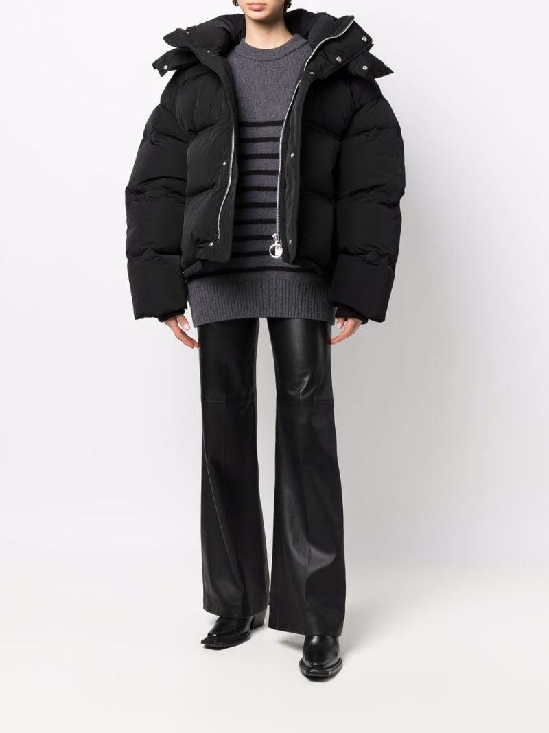 Black Ami De Coeur Puffer Jacket