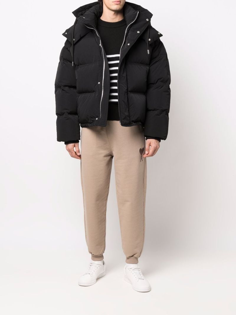 Black Ami De Coeur Puffer Jacket
