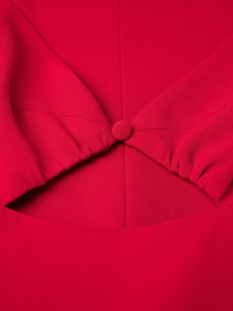 Red Cut-out Mini Dress