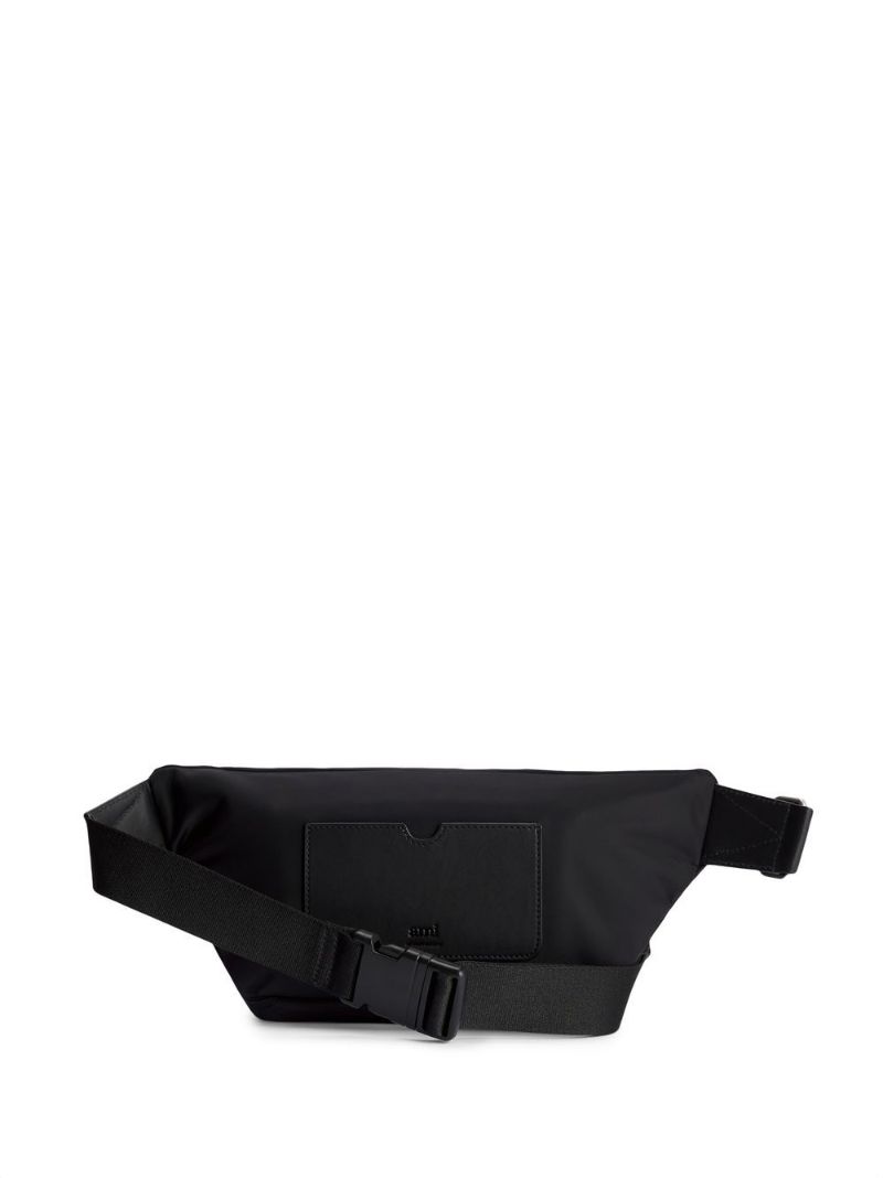 Black Logo Belt Bag