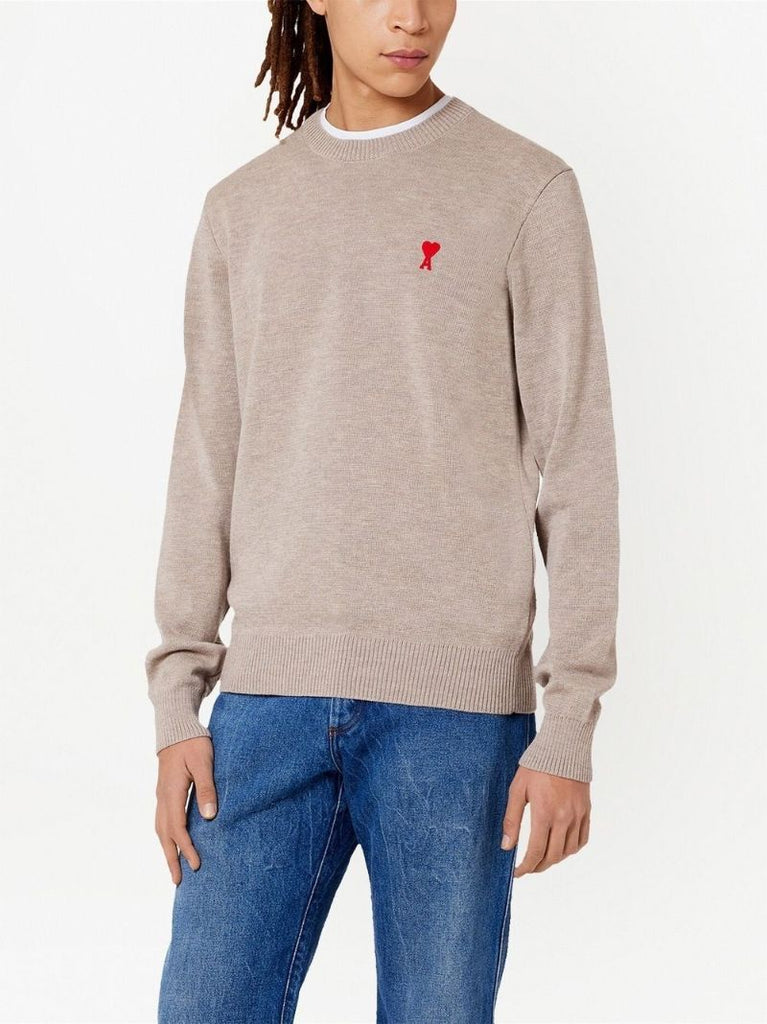 Neutral Ami De Coeur Sweater