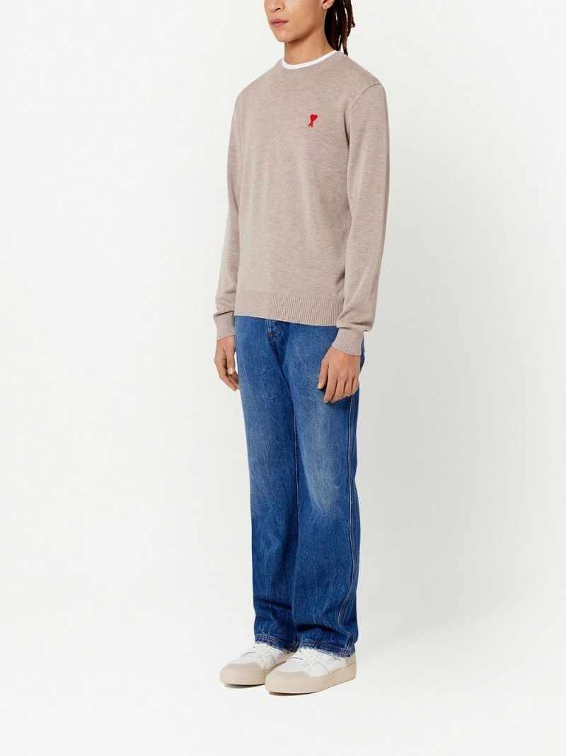 Neutral Ami De Coeur Sweater