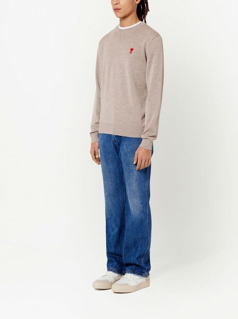 Neutral Ami De Coeur Sweater