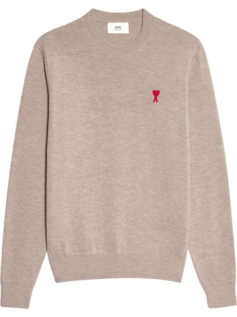 Neutral Ami De Coeur Sweater