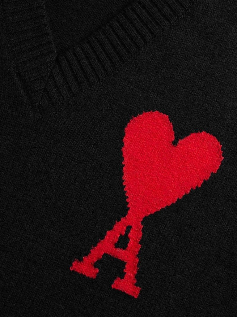 Black Logo-intarsia Vest