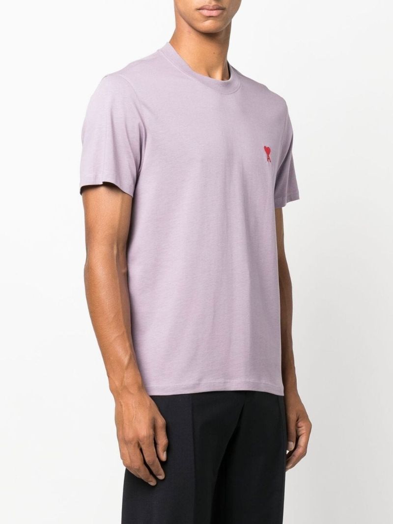 Purple Ami De Coeur Cotton T-shirt