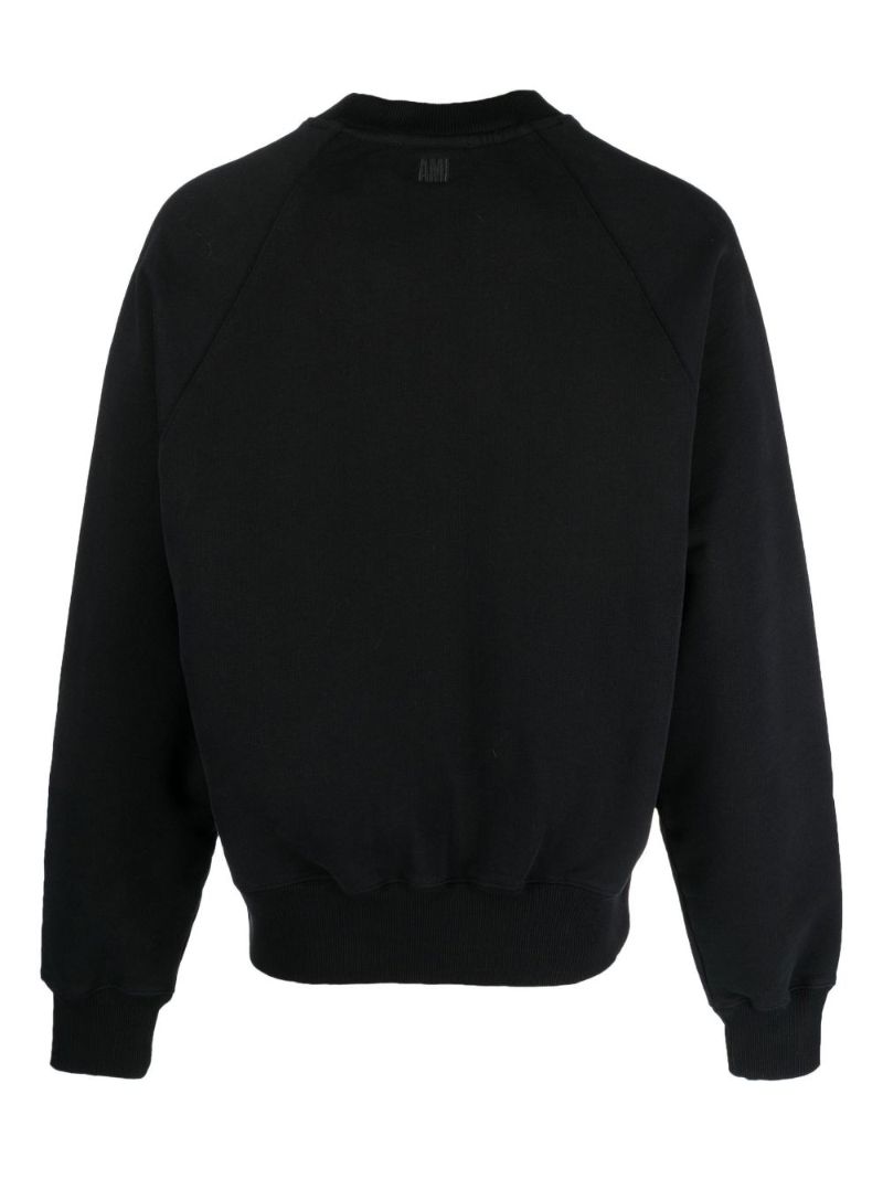 Black Logo Print Sweatshirt