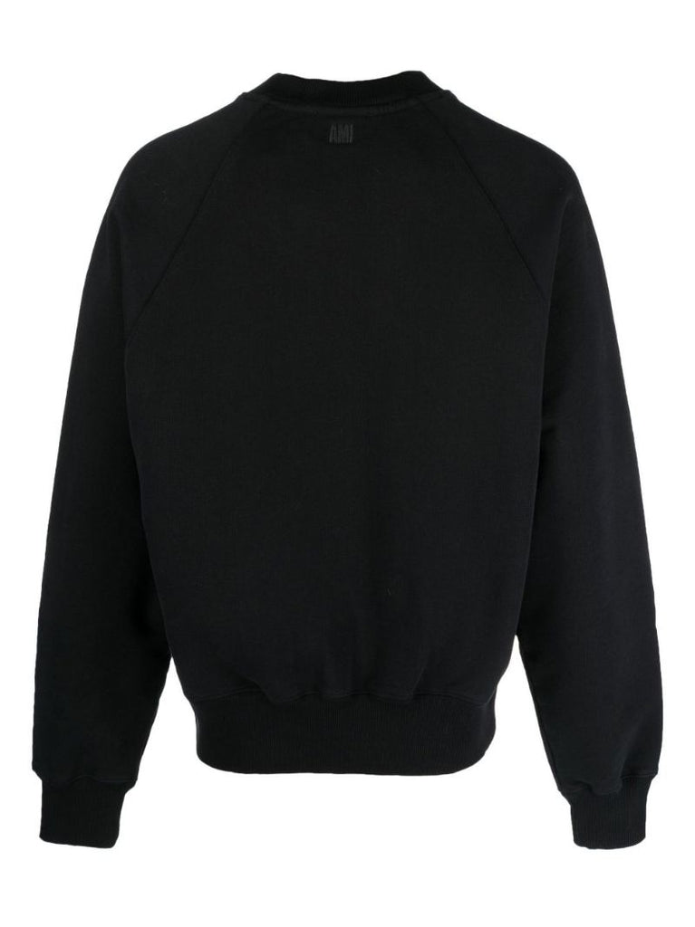 Black Logo Print Sweatshirt