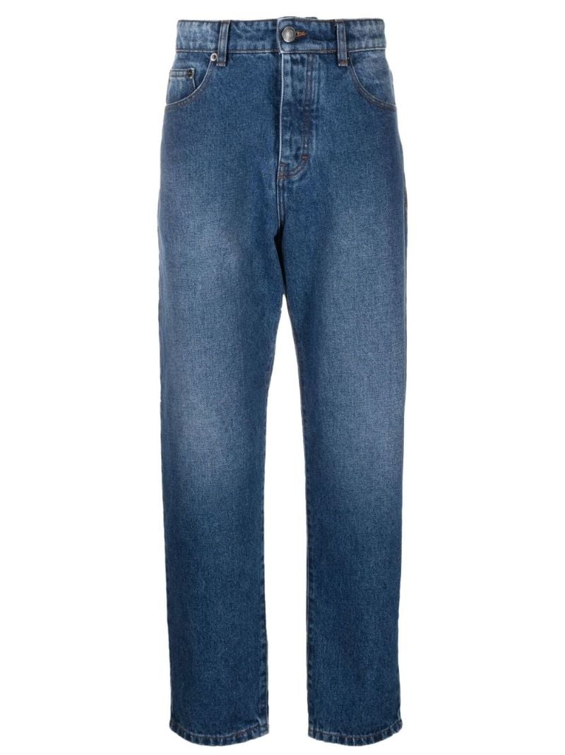 Blue Tapered Jeans