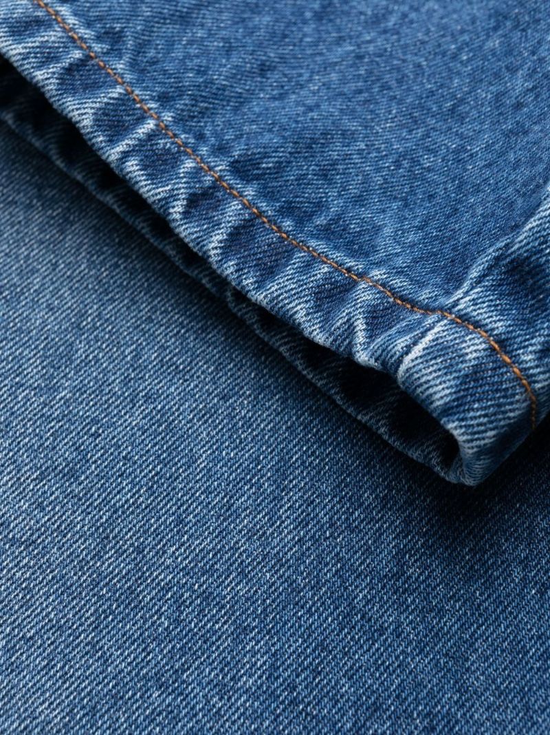 Blue Tapered Jeans