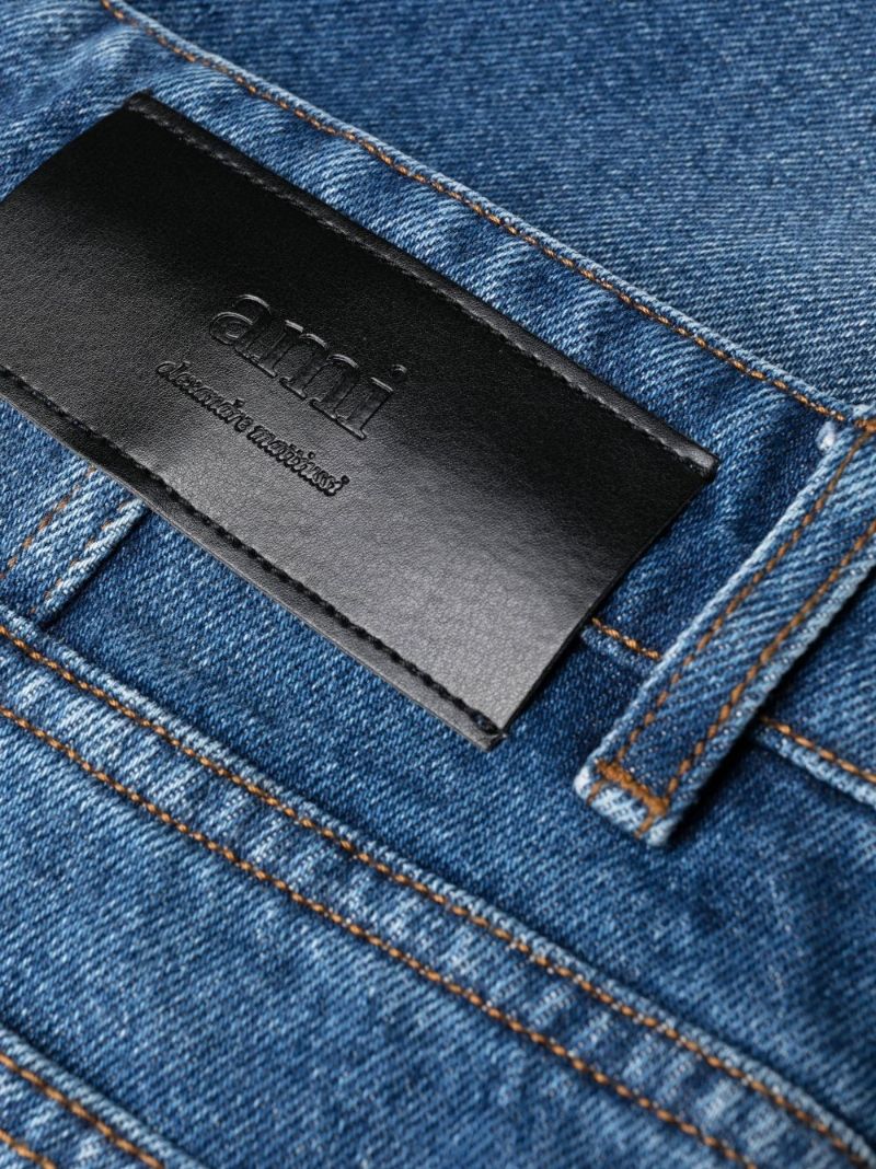 Blue Tapered Jeans