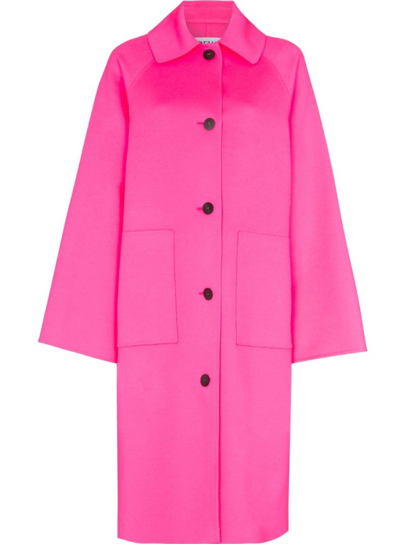 Pink Wool-cashmere Coat