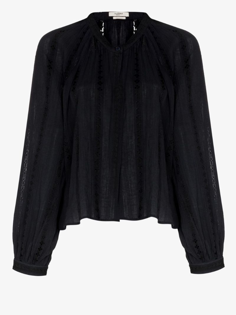 Janelle Lace Insert Blouse