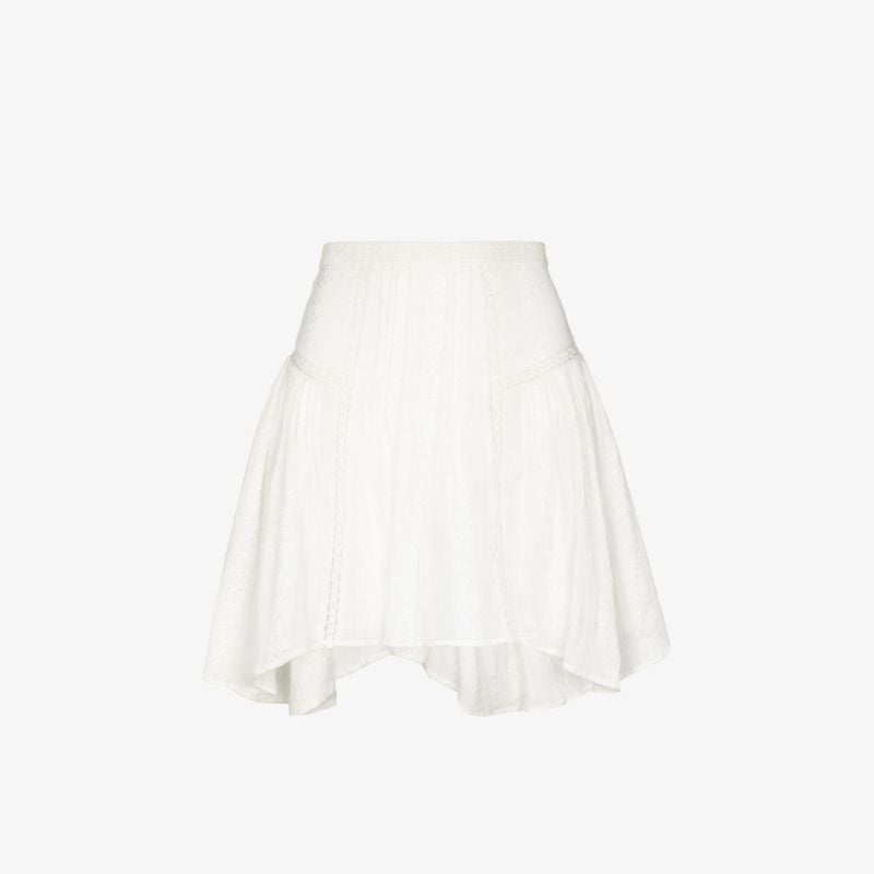 Jorena High Waist Cotton Mini Skirt