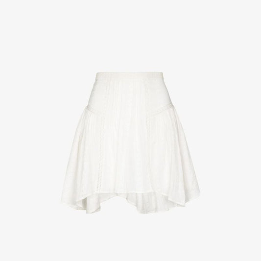Jorena High Waist Cotton Mini Skirt