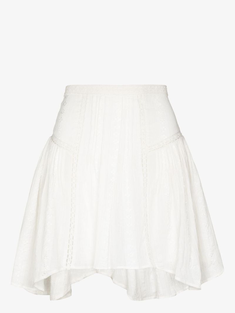 Jorena High Waist Cotton Mini Skirt