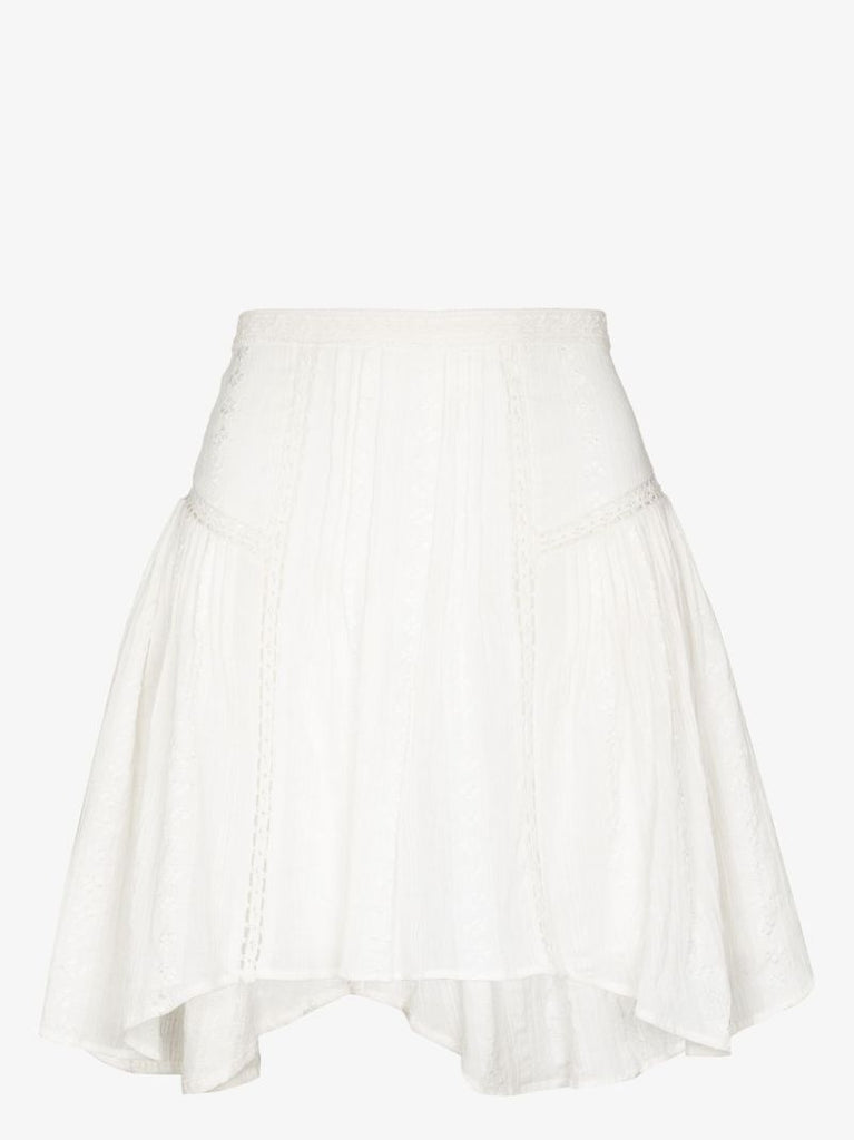 Jorena High Waist Cotton Mini Skirt