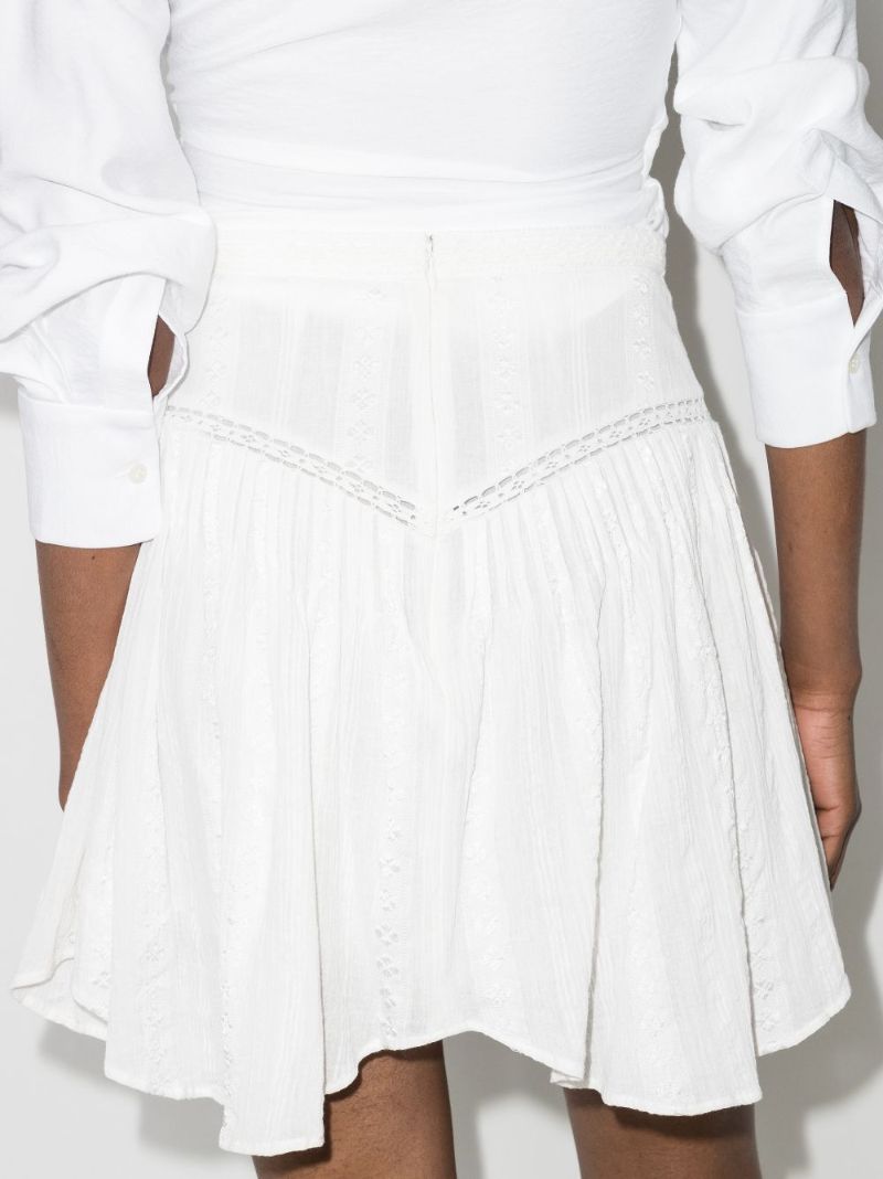 Jorena High Waist Cotton Mini Skirt