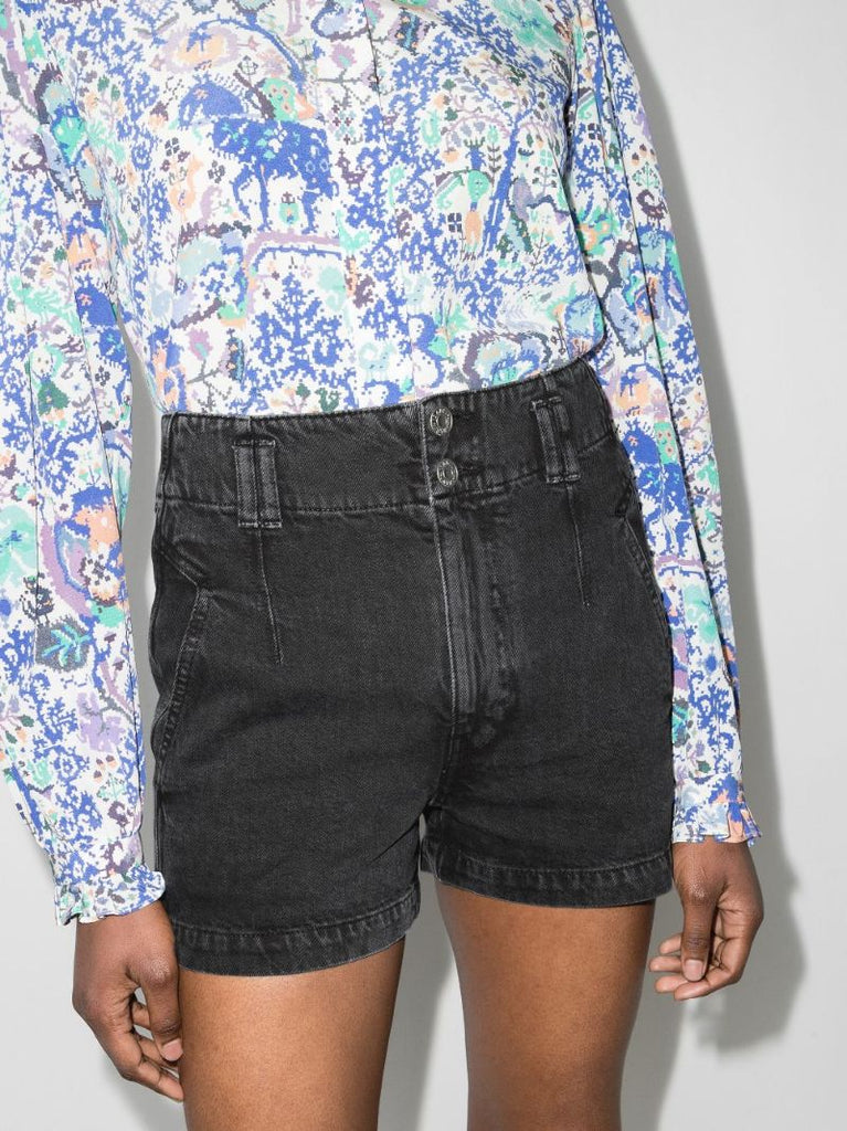 Tihiana High Waist Denim Shorts