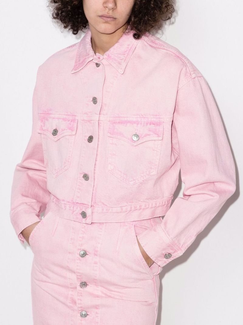 Tadia Cropped Denim Jacket