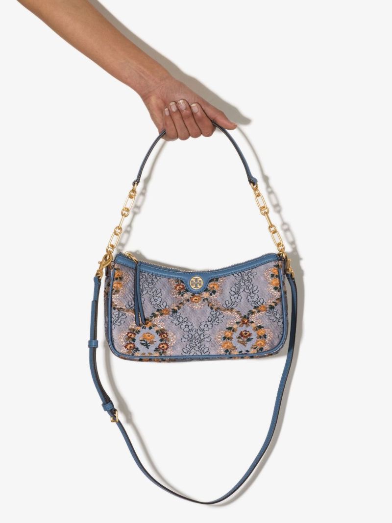 Blue Studio Floral Print Shoulder Bag