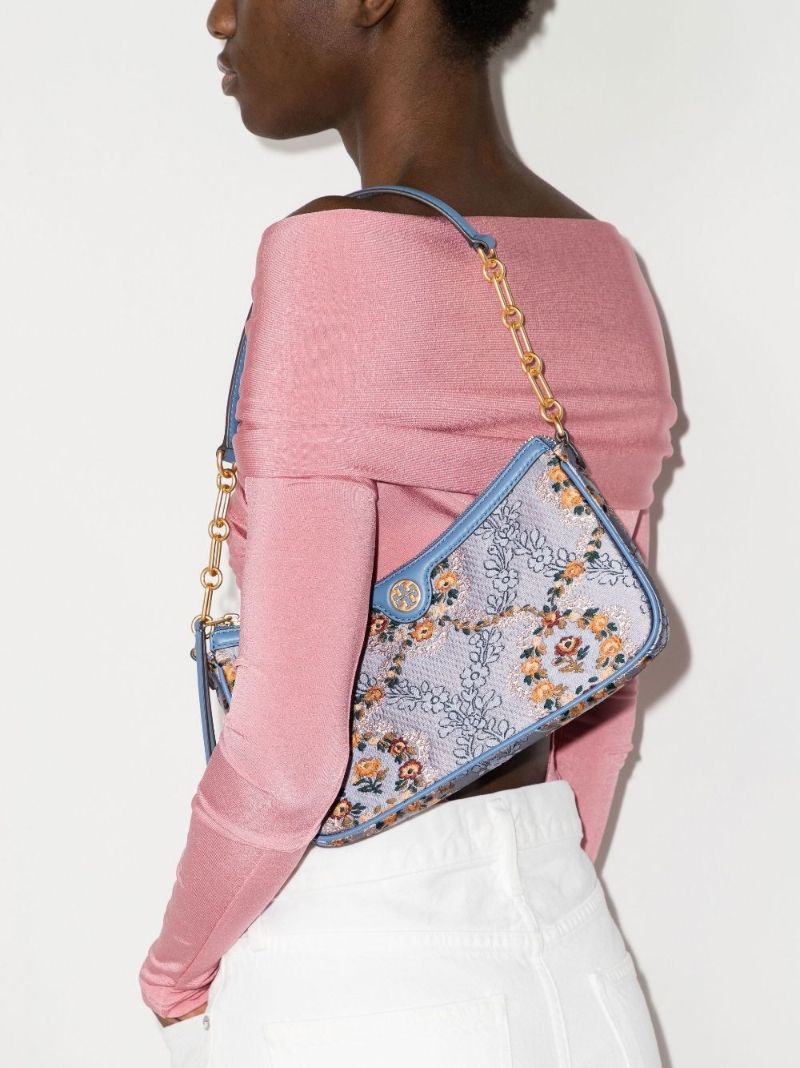 Blue Studio Floral Print Shoulder Bag