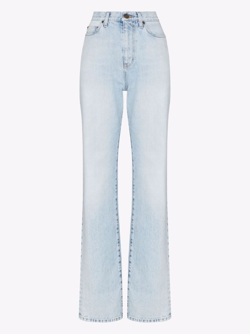 Blue Janice Straight-leg Jeans