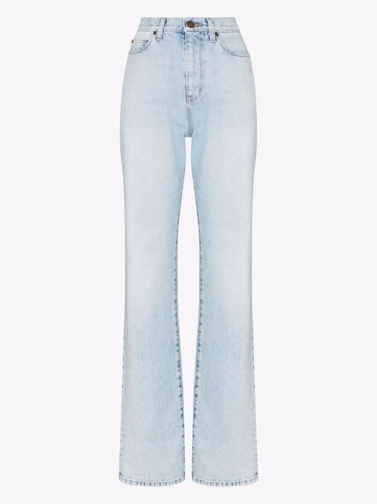 Blue Janice Straight-leg Jeans