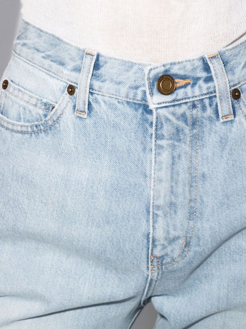 Blue Janice Straight-leg Jeans