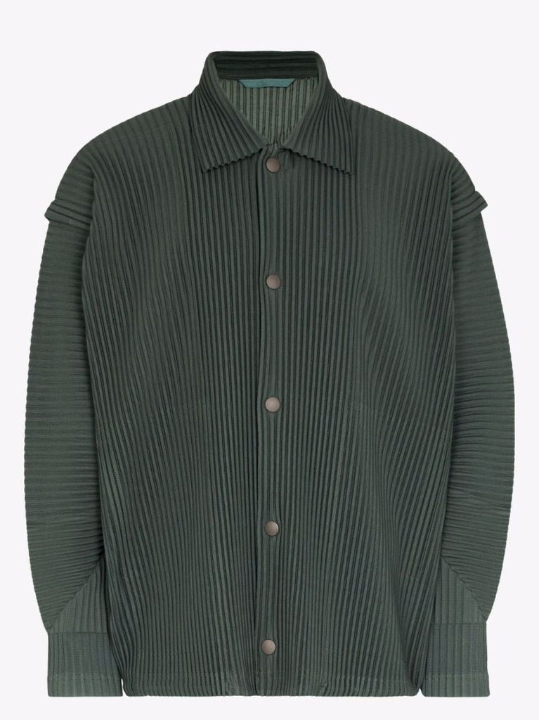 Bending Pleats Shirt Jacket