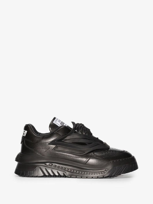 Black Odissea Leather Sneakers